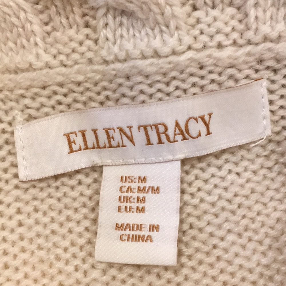 Ellen Tracy wool blend sweater size medium - Picture 7 of 12